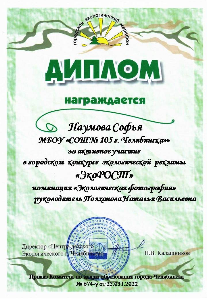 Наумова Софья 105